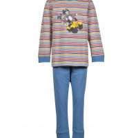 Woody Jongens-Heren pyjama, multicolor gestreept