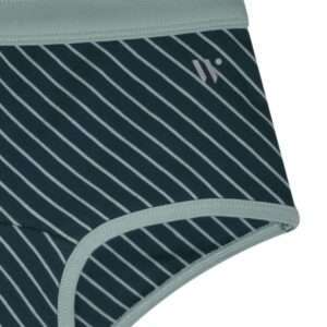 Woody Meisjes slip, duo groene streep+bergen gepri