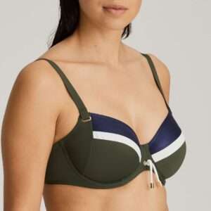 OCEAN DRIVE dark olive bikini beugelbh LET OP >> enkel als setje te koop