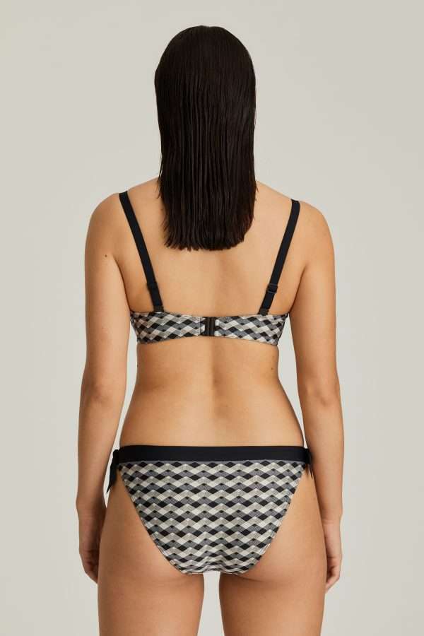 ASSILAH black sand bikini heupslip met koordjes LET OP >> enkel als setje te koop