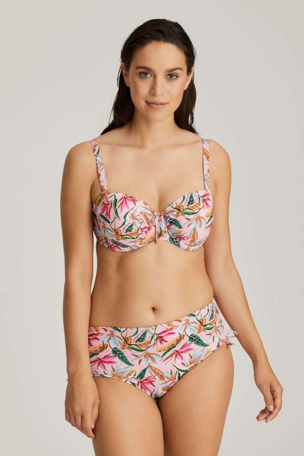 SIROCCO pink paradise bikini tailleslip met koordjes LET OP: enkel als setje te koop