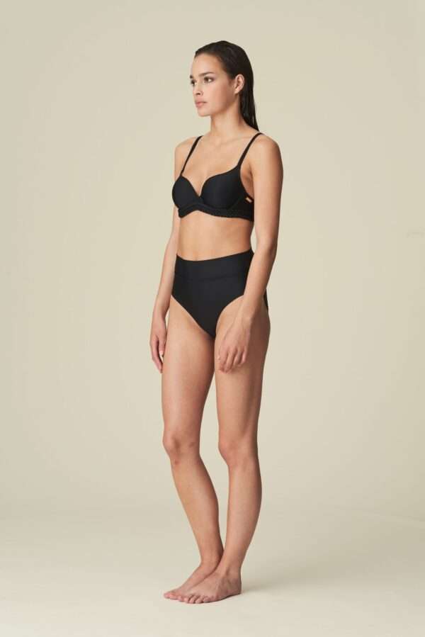 BLANCHE zwart bikini hartvorm met mousse LET OP >> enkel als setje te koop