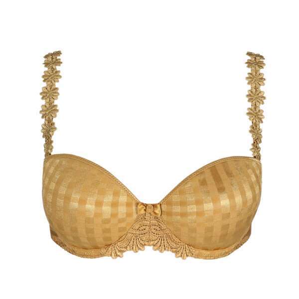 AVERO gold mousse bh - strapless