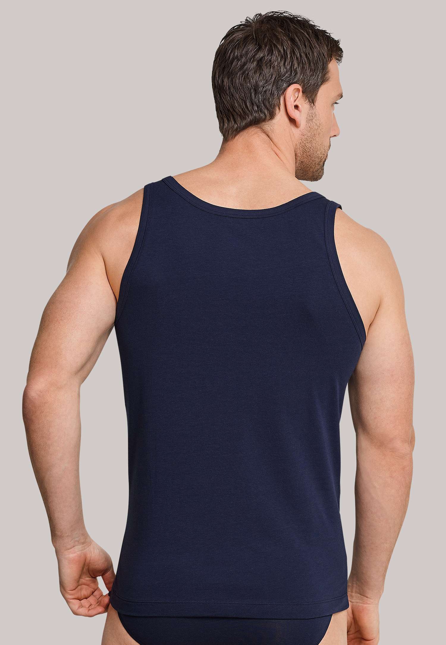 Schiesser Onderhemd donkerblauw - Urban Original Schiesser Onderhemd donkerblauw - Urban Original