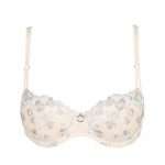 NATHY Pearled Ivory balconnet mousse met naad