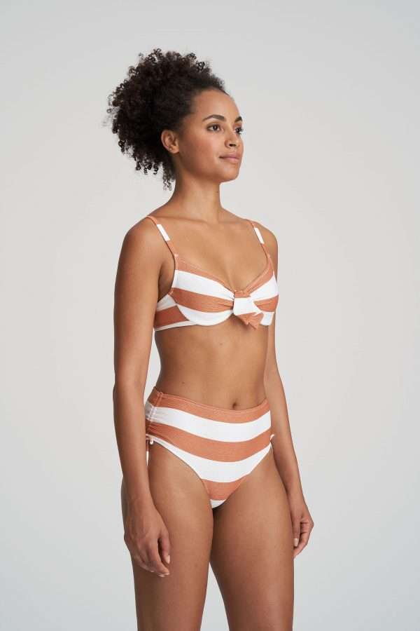FERNANDA Summer copper bikini tailleslip met koordjes