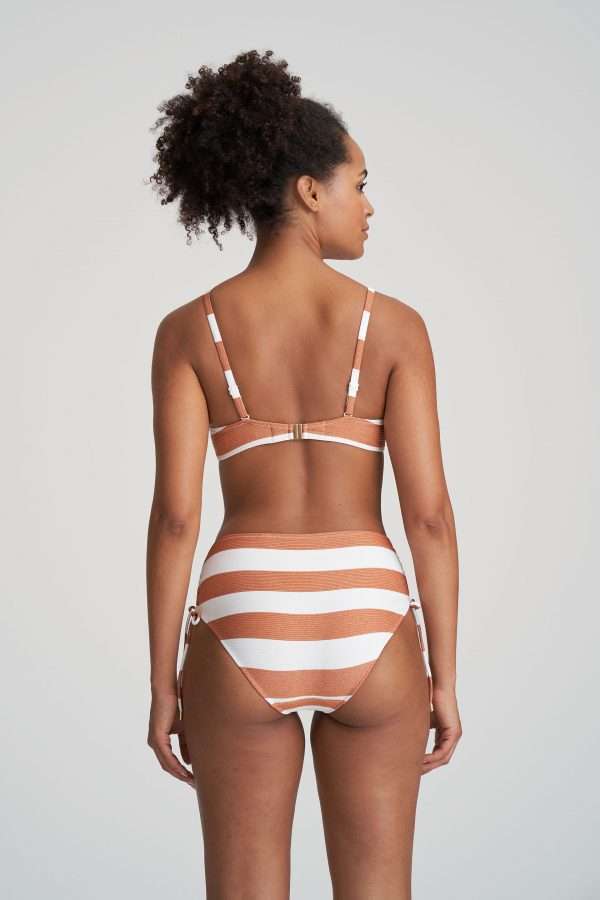 FERNANDA Summer copper bikini tailleslip met koordjes