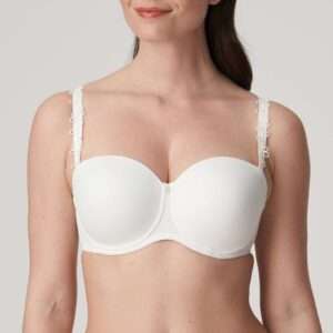 PERLE natuur mousse bh - strapless