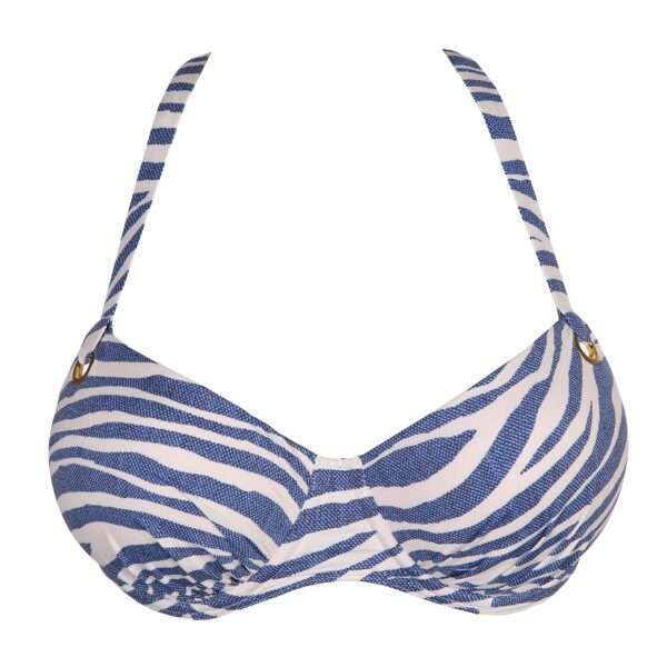 RAVENA adriatic blue bikini balconnet bh mousse LET OP >> enkel als setje te koop