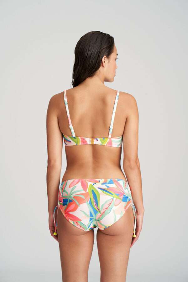 TARIFA Tropical blossom bikini tailleslip met koordjes LET OP >> enkel als setje te koop