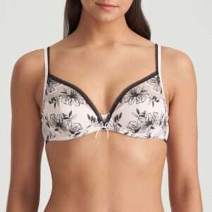 NOORAH Black&Blush balconette halve mousse cups