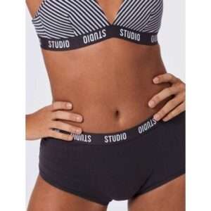 Woody Meisjes-Dames slip, duopack grijs + donkergrijs