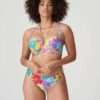 SAZAN Blue Bloom voorgevormde bikinit strapless >> enkel te koop in setje SAZAN Blue Bloom voorgevormde bikinit strapless >> enkel te koop in setje