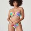 SAZAN Blue Bloom voorgevormde bikinit strapless >> enkel te koop in setje SAZAN Blue Bloom voorgevormde bikinit strapless >> enkel te koop in setje