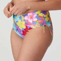 SAZAN Blue Bloom bikini tailleslip met koordjes >> enkel te koop in setje