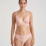 BENICIO Pearly Pink plunge bh longline