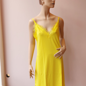 Rosemunde strap dress yellow sunshine