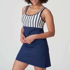 LEROS Natuur badmode kort jurkje