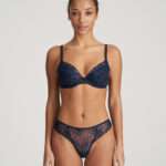 JANE Velvet Blue push-up bh uitneembare pads