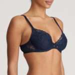 JANE Velvet Blue push-up bh uitneembare pads