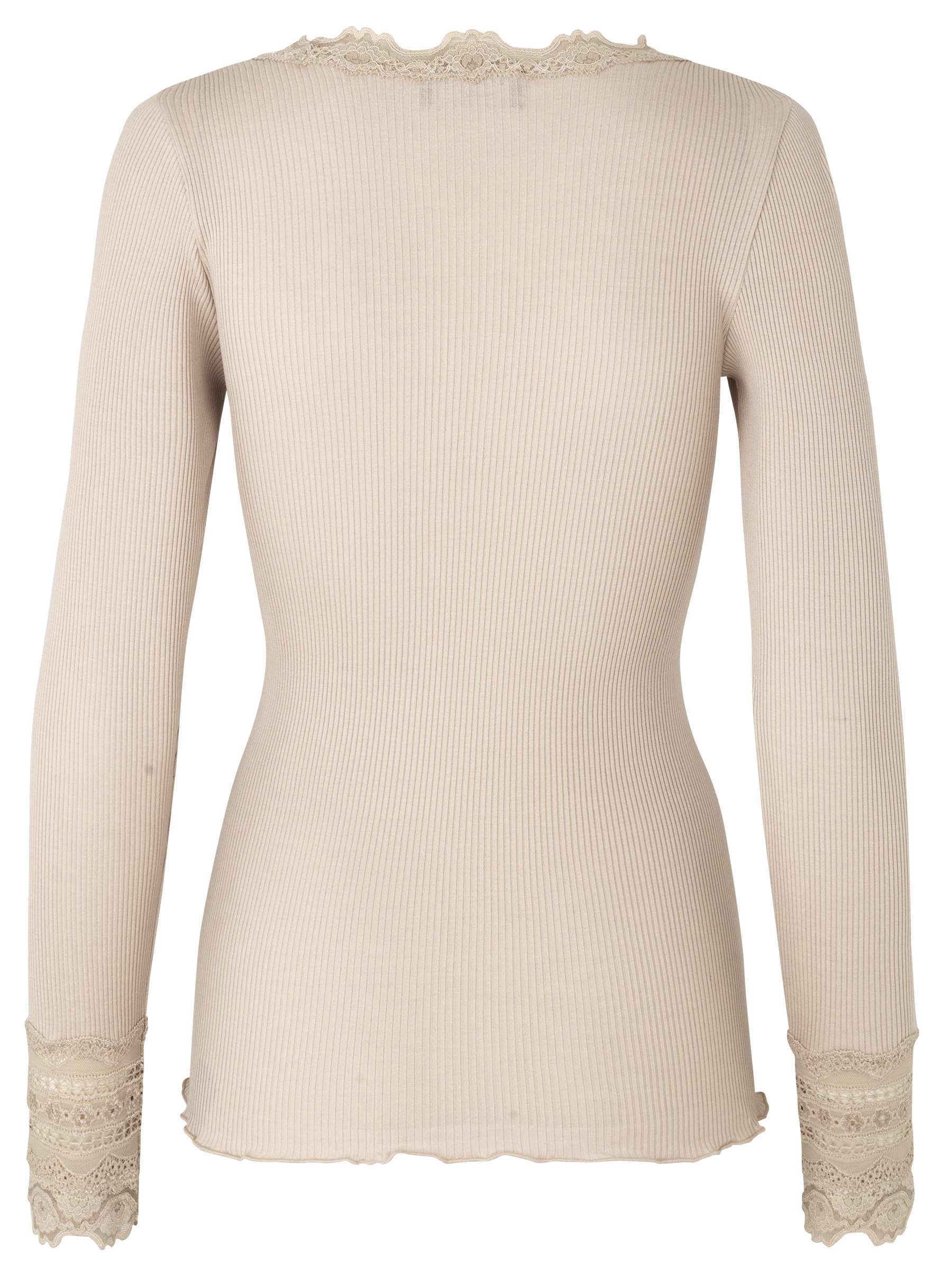 silk T-Shirt lange mouw