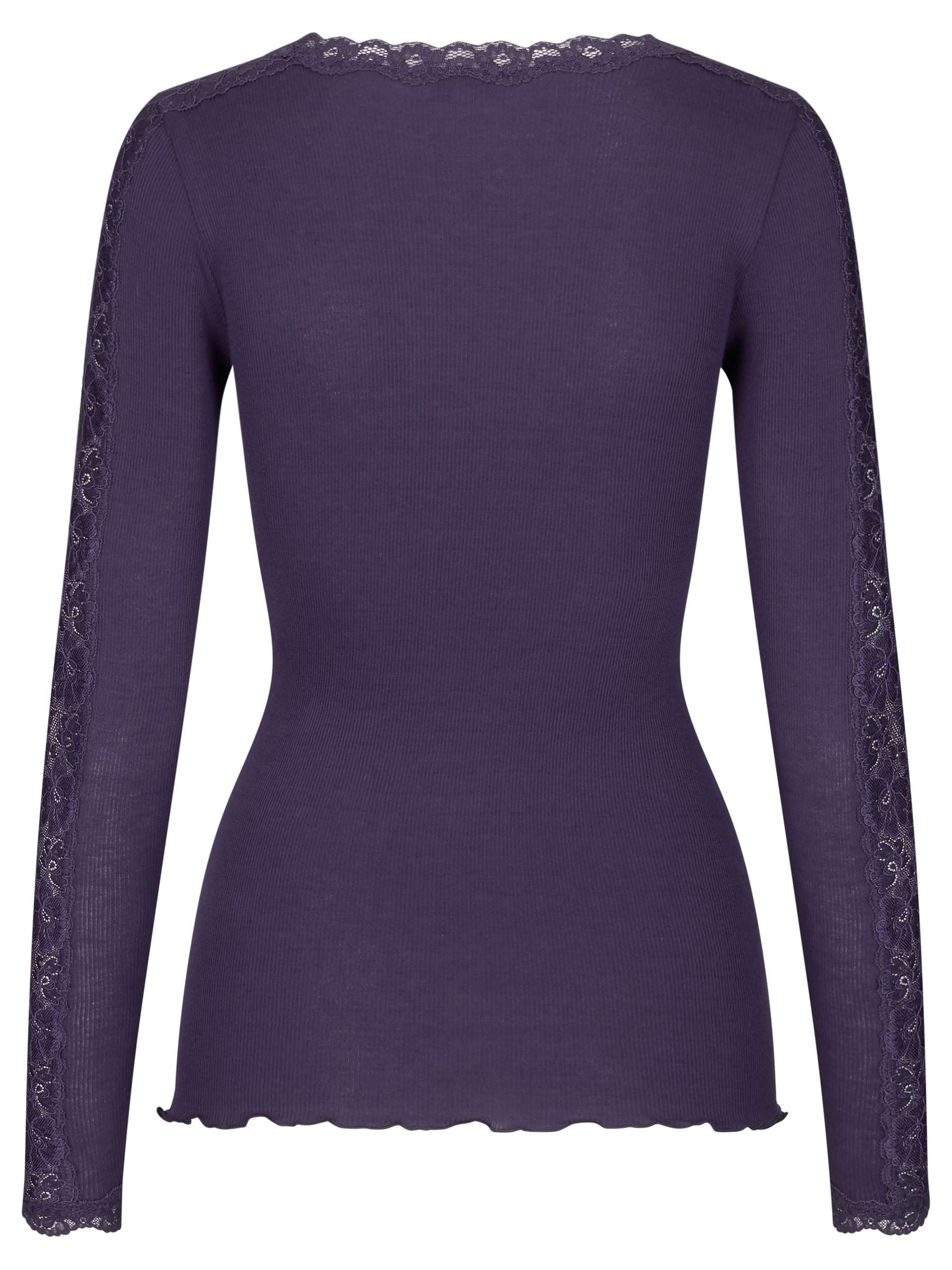 silk T-Shirt lange mouw