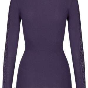 silk T-Shirt lange mouw