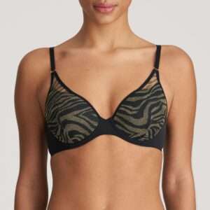 SEOUL Wild Black voorgevormde bh - hartvorm