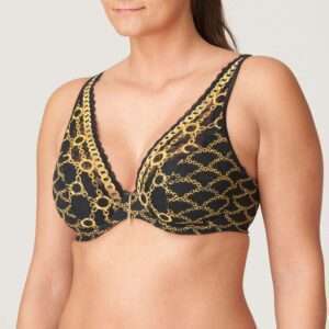 AMSTERDAM AV zwart plunge bh halve mousse cups