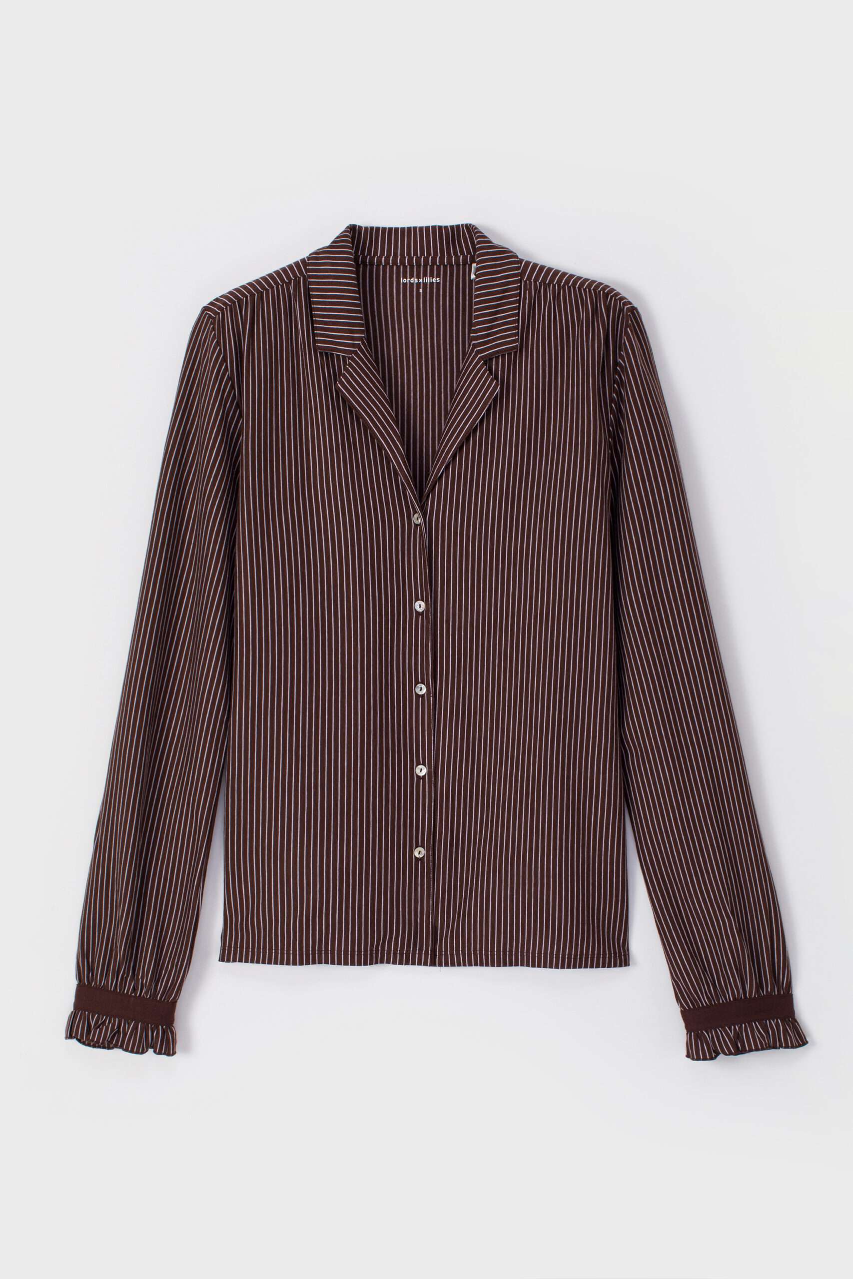 Lords x Lilies Dames Pyjama, verticale streep