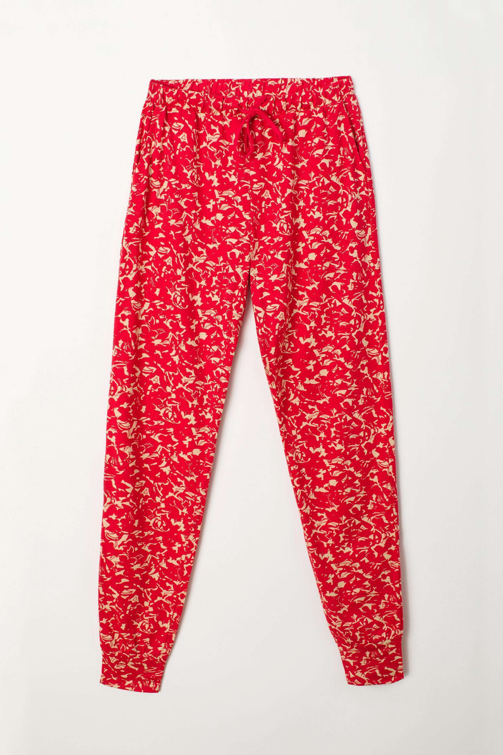 Lords x Lilies Dames Pyjama, rood
