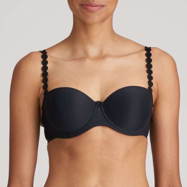 TOM charbon mousse bh - strapless