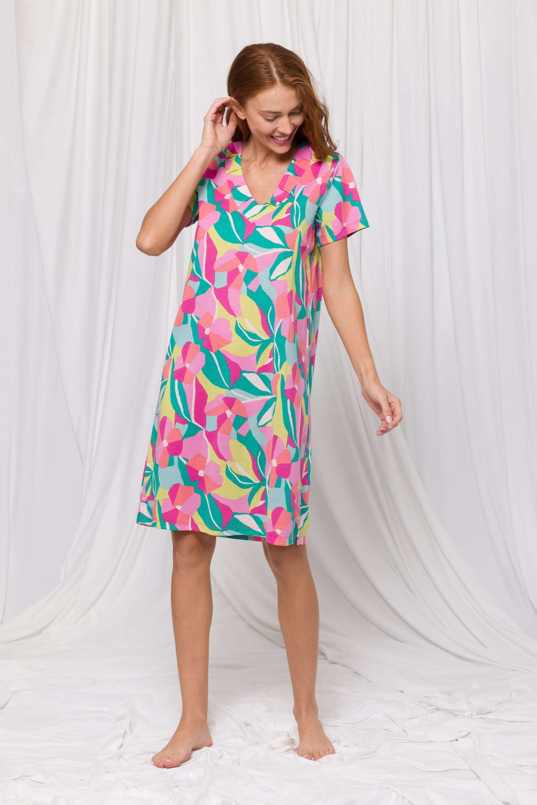 Lords x Lilies Slaapkleedje, multicolor bloemenpri