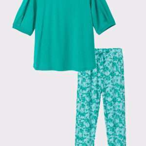 Lords x Lilies Dames Pyjama, groen
