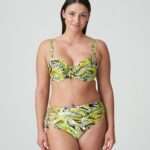 JAGUARAU Lime swirl voorgevormde balconette bikini (enkel te koop in setje)