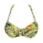 JAGUARAU Lime swirl voorgevormde balconette bikini (enkel te koop in setje)