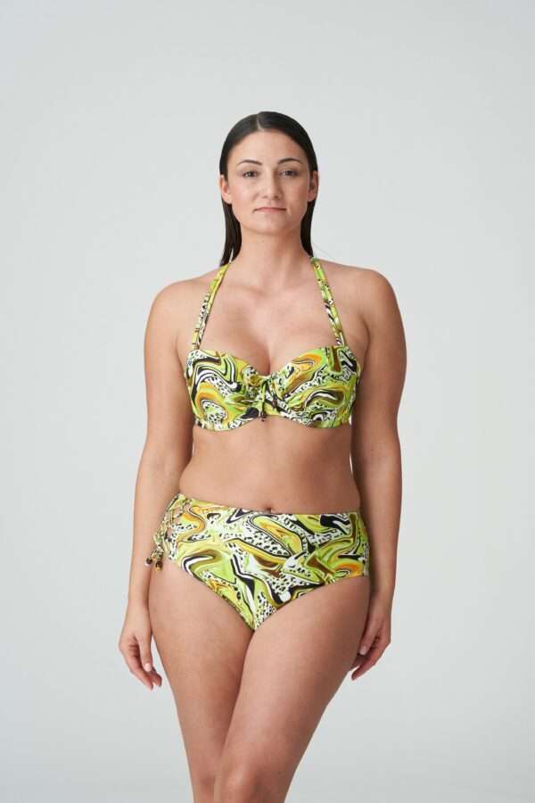 JAGUARAU Lime swirl voorgevormde balconette bikini (enkel te koop in setje)