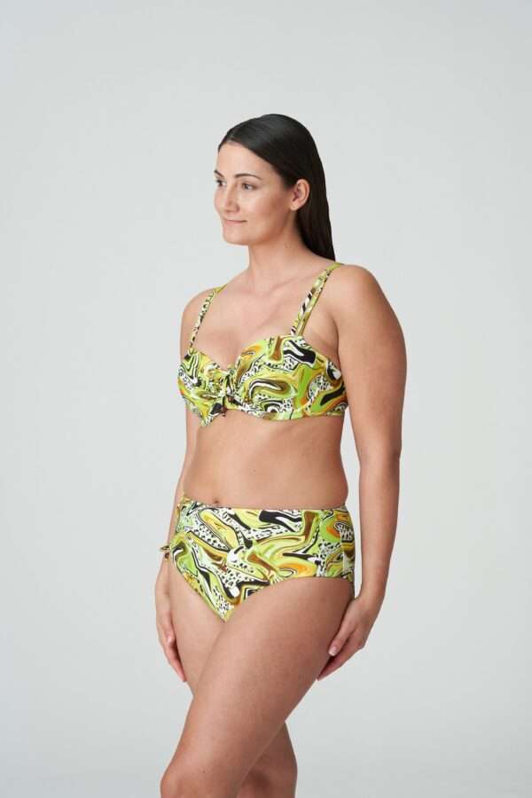 JAGUARAU Lime swirl voorgevormde balconette bikini (enkel te koop in setje)
