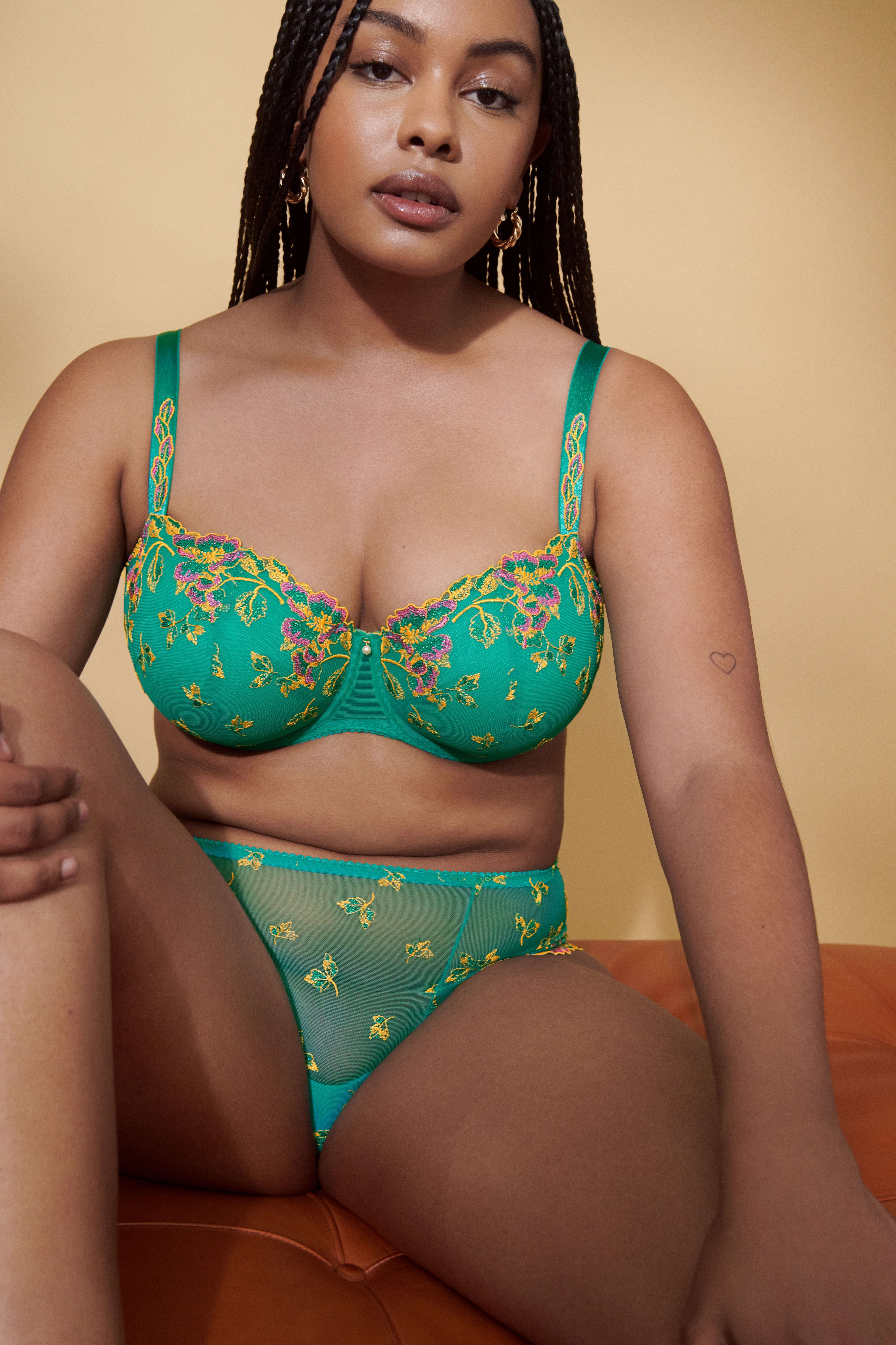 LENCA Sunny Teal voorgevormde balconette bh