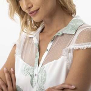 Le Chat GINKGO 700 KAKI pyjama short