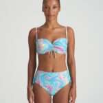 ARUBANI Ocean Swirl bikini tailleslip met koordjes (enkel te koop als setje)