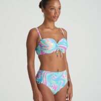 ARUBANI Ocean Swirl bikini tailleslip met koordjes (enkel te koop als setje)