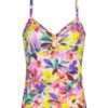Cyell 155A - Fluid Flowers wired tankini top (enkel te koop in setje)