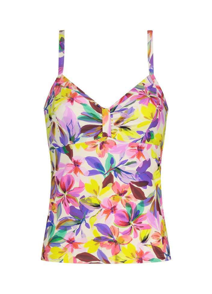 Cyell 155A - Fluid Flowers wired tankini top (enkel te koop in setje)