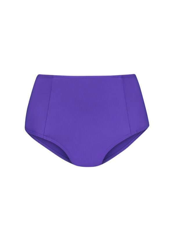 Cyell 210A - Purple high waist bottom (enkel te koop als setje bij tankini FLUID FLOWERS)
