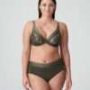 ARACRUZ Kaki bikini tailleslip met koordjes