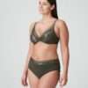 ARACRUZ Kaki bikini tailleslip met koordjes