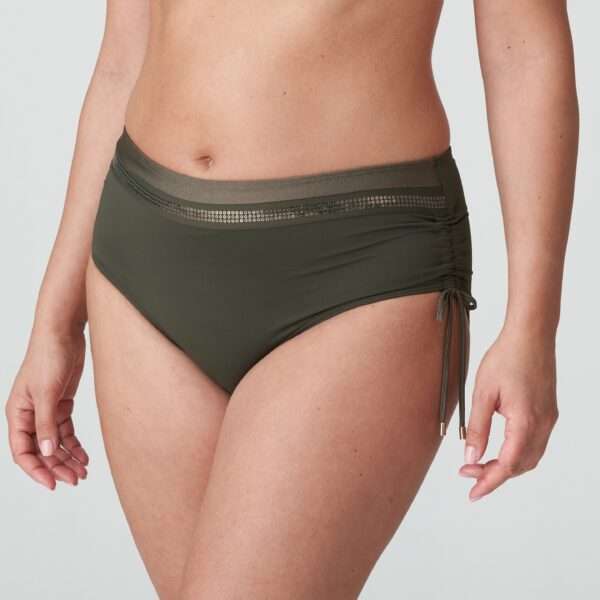 ARACRUZ Kaki bikini tailleslip met koordjes