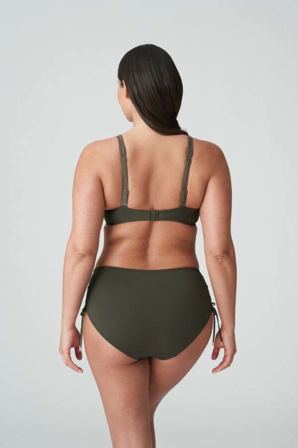 ARACRUZ Kaki bikini tailleslip met koordjes