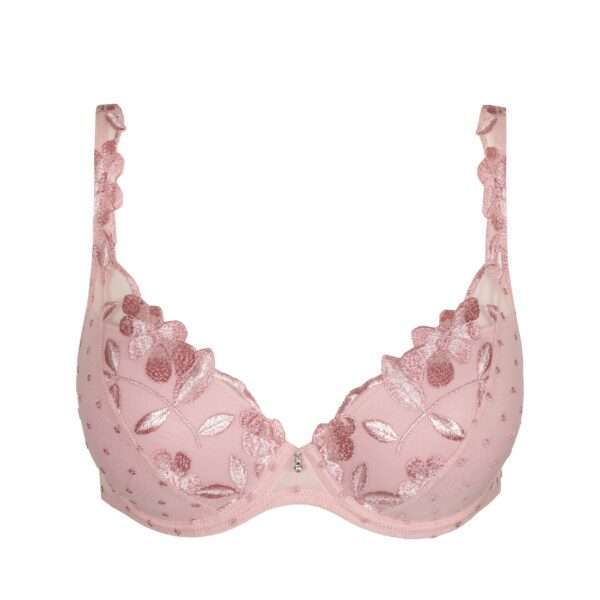 AGNES Vintage Pink voorgevormde plunge bh